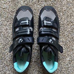 Bontrager spin/bike shoes.